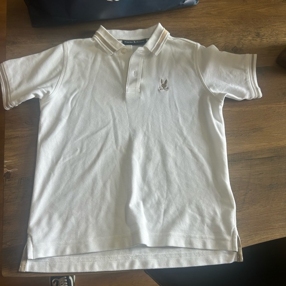 Blue Tie-Dye Bucket Hat with Skull Bunny Logo for kids +!polo - Picture 4 of 8